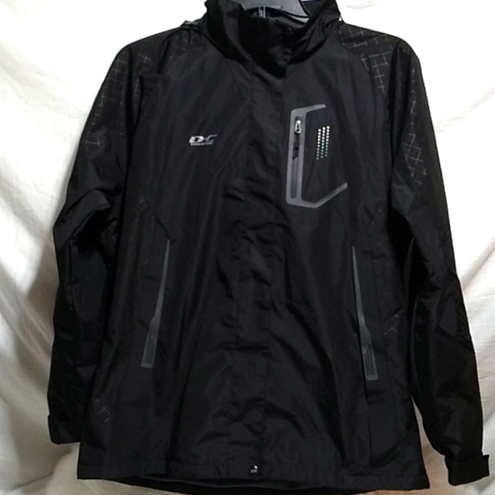 SALE! HP!! Diamond Candy Zip/Button Jacket W/Hood Never Wore Womens